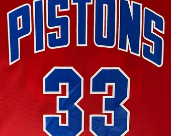 Size 36. #33 Hill Piston 90s Vintage NBA Jersey Made in USA
