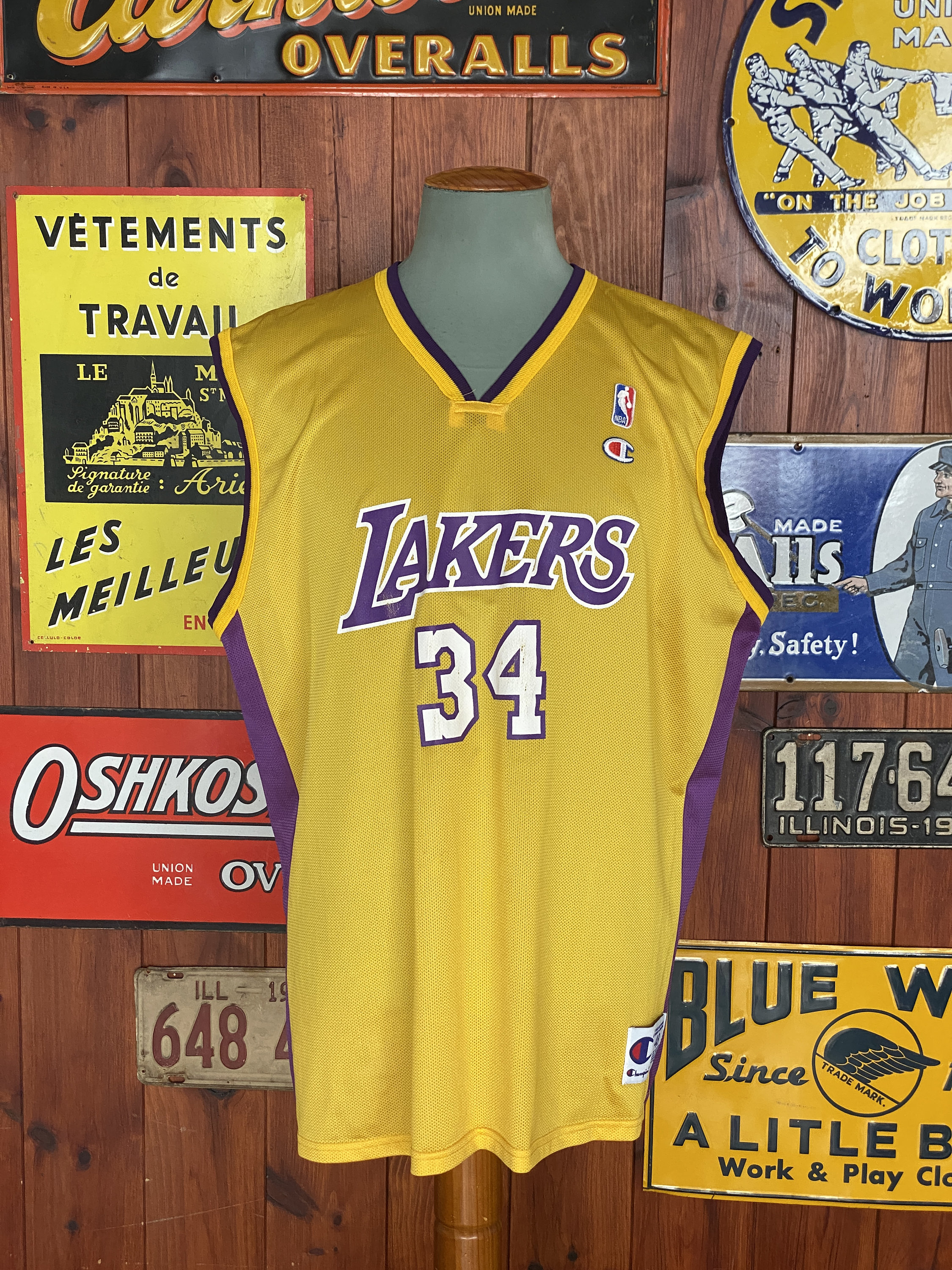 ヴィンテージ 90年代 LA レイカーズ NBA ジャージ – シャキール