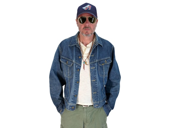 Size 46-48US / 56-58EU. Authentic 1970s Lee Union Made Denim