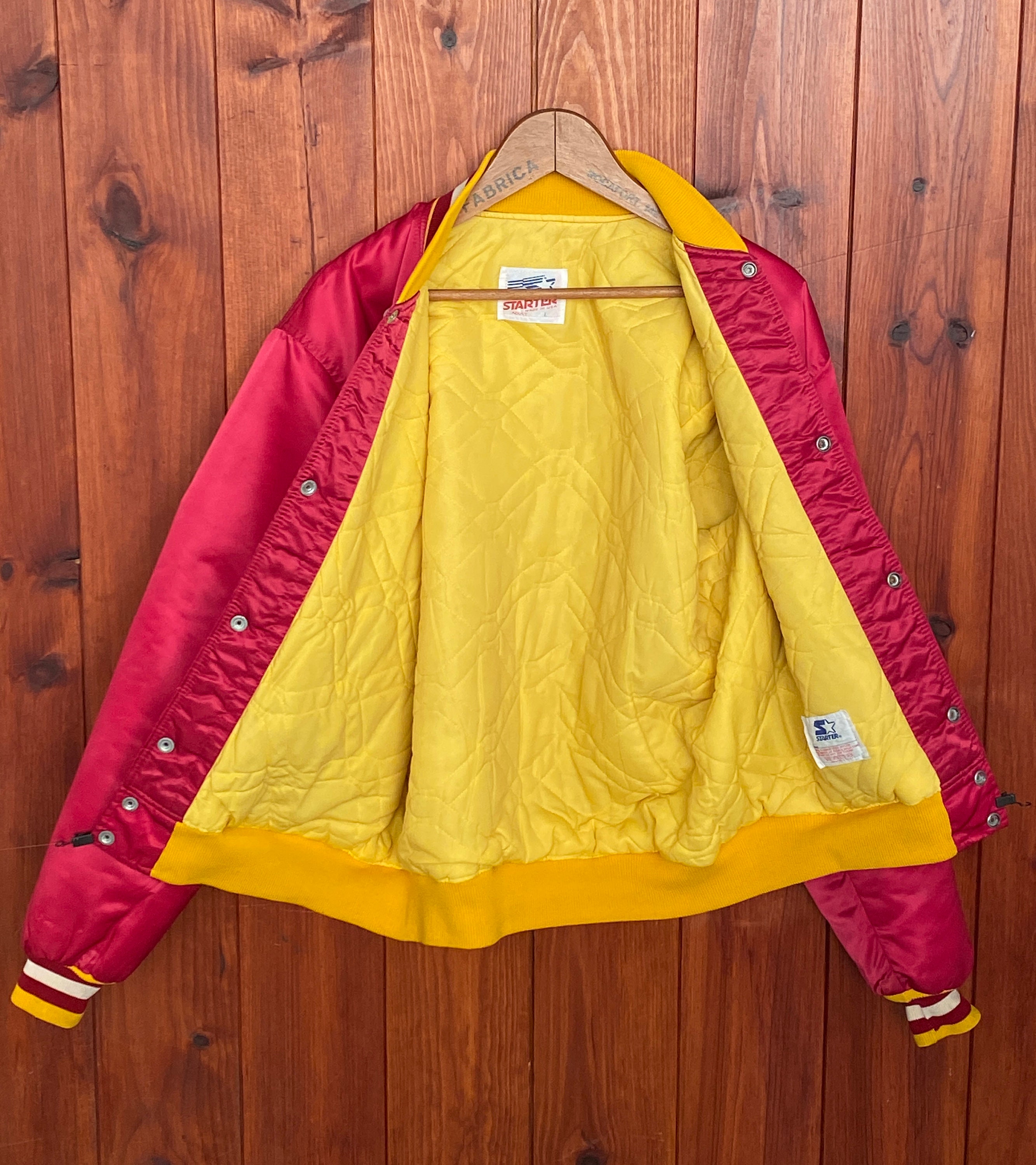 Washington Redskins Vintage 80's Made in USA Quilt Lined Starter