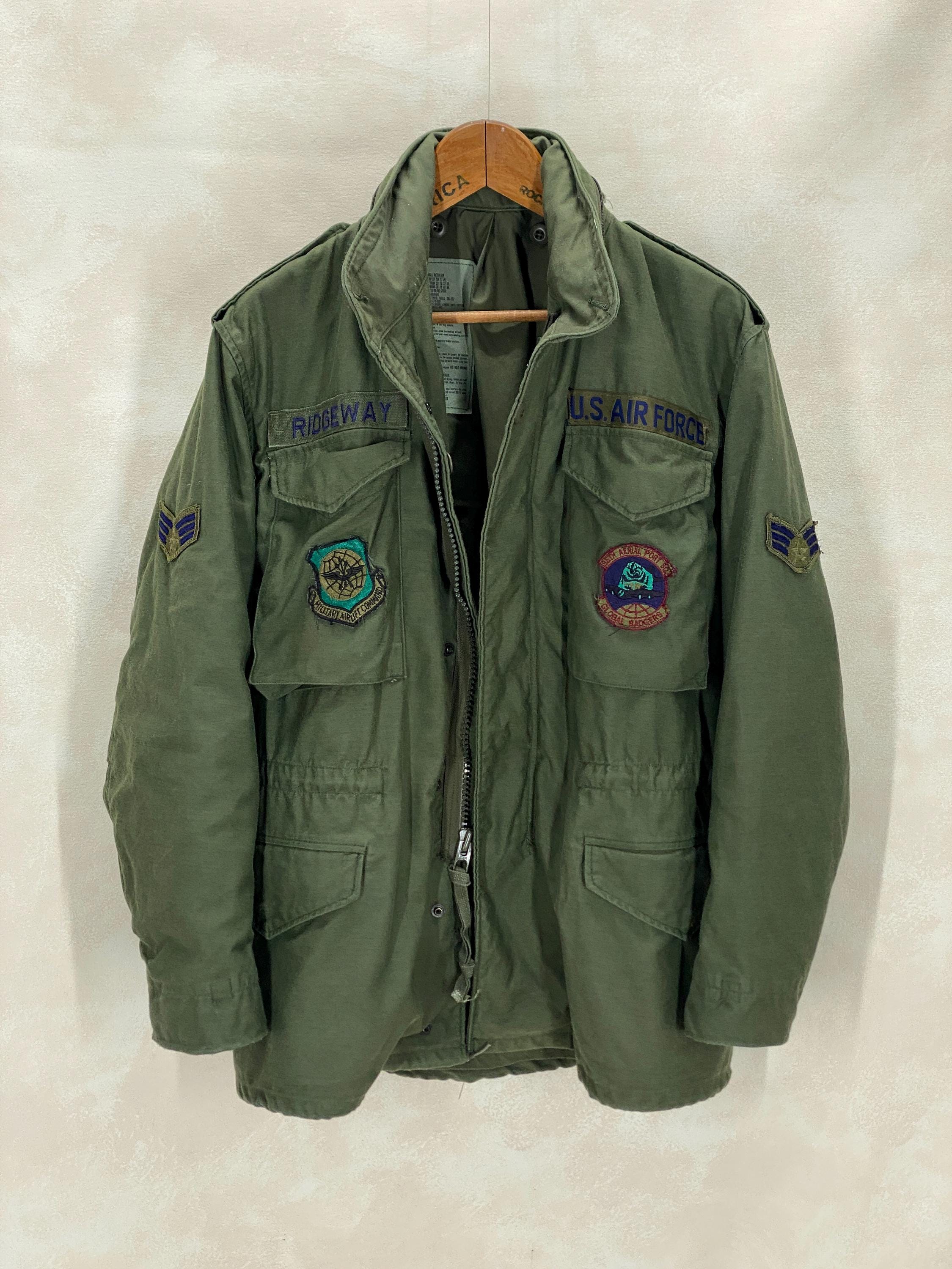 Vintage 1987 US Air Force M-65 Field Jacket - Small, Made in USA