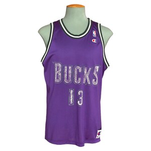 Vintage 90s Champion NBA Milwaukee Bucks Glenn Robinson #13