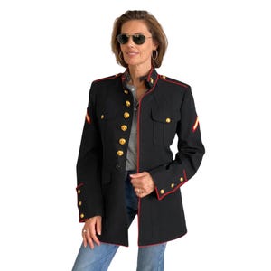marine corps dress blue jacket U.S. Marine Corps Enlisted Dress Blues Tunic