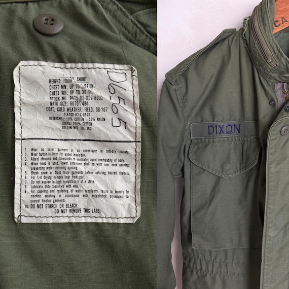 Authentic 1982 US Army M-65 Field Jacket – Vintage Military Issue