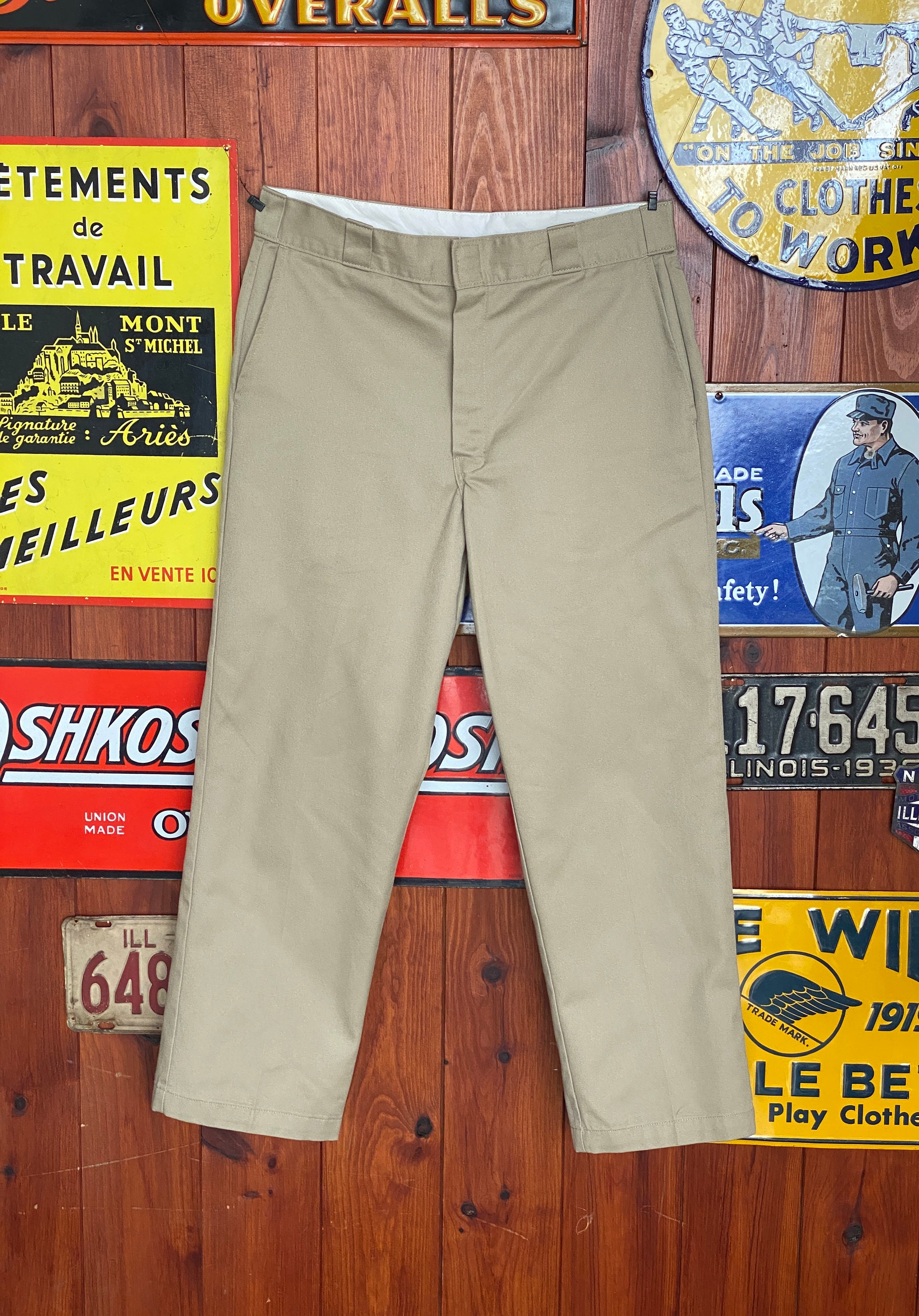 36X29 Beige Vintage Dickies Pants Model 874 - Etsy