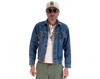 Vintage LEVI'S 507 Type 2 II Selvedge Denim Trucker Jacket Size 38