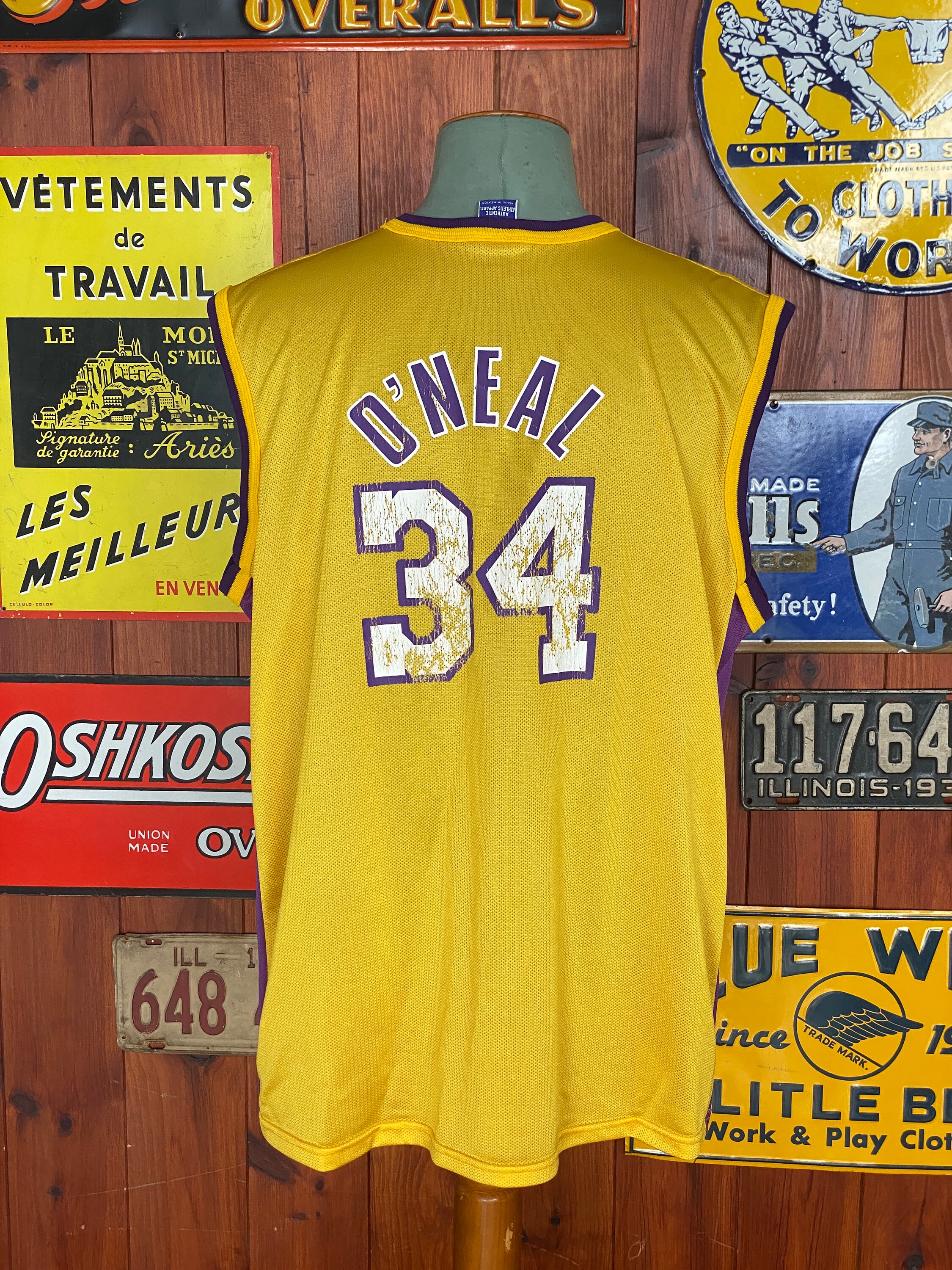 Vintage 90s LA Lakers NBA Jersey – Shaquille O'neal #34 by