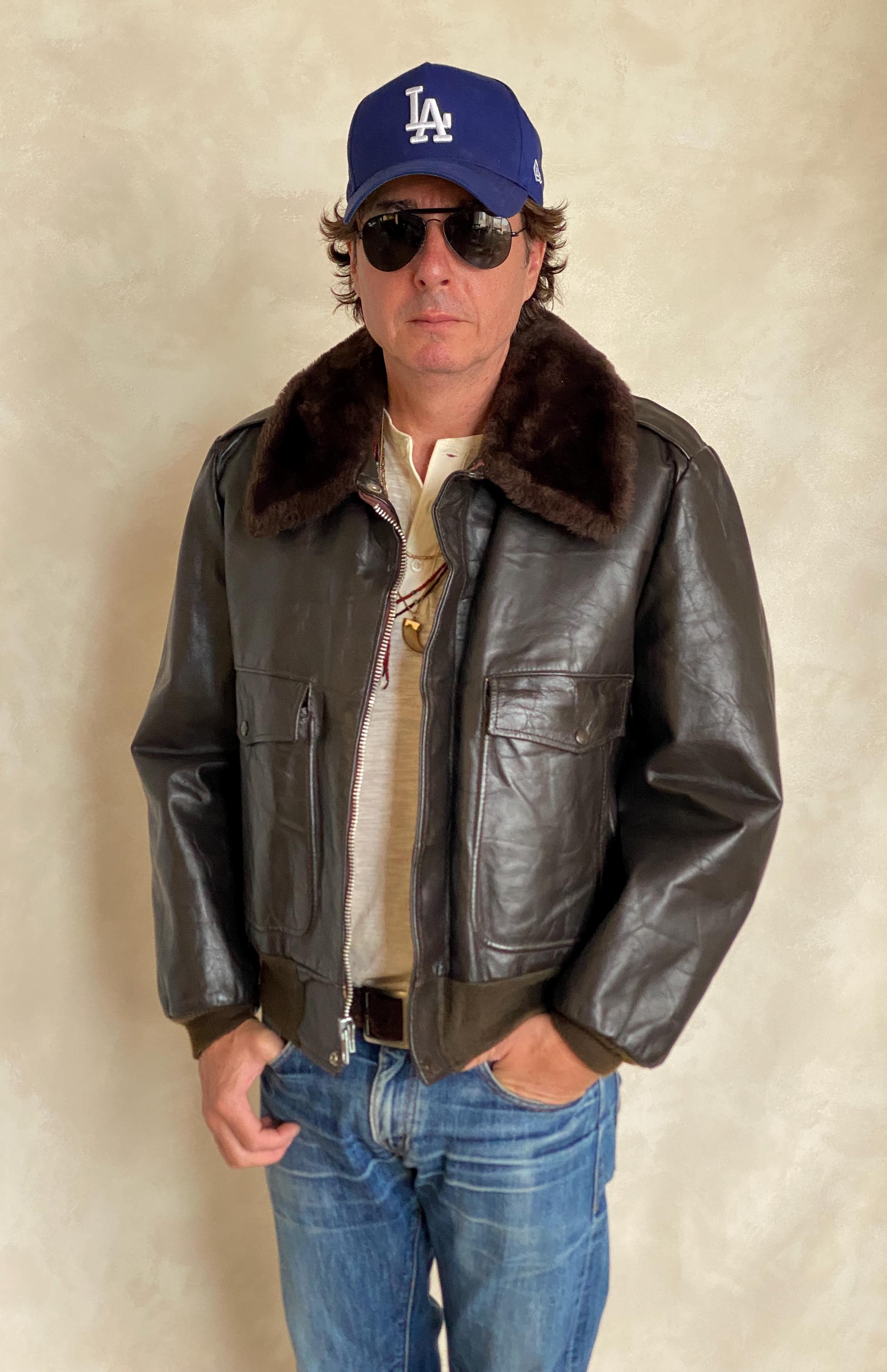 高状態】 80s L.L.Bean A-2レザージャケット 42(L)サイズ 【公式通販】