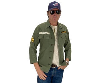 Vintage OG 107 US Army Shirt 1970s | Type 3 Fatigue Utility