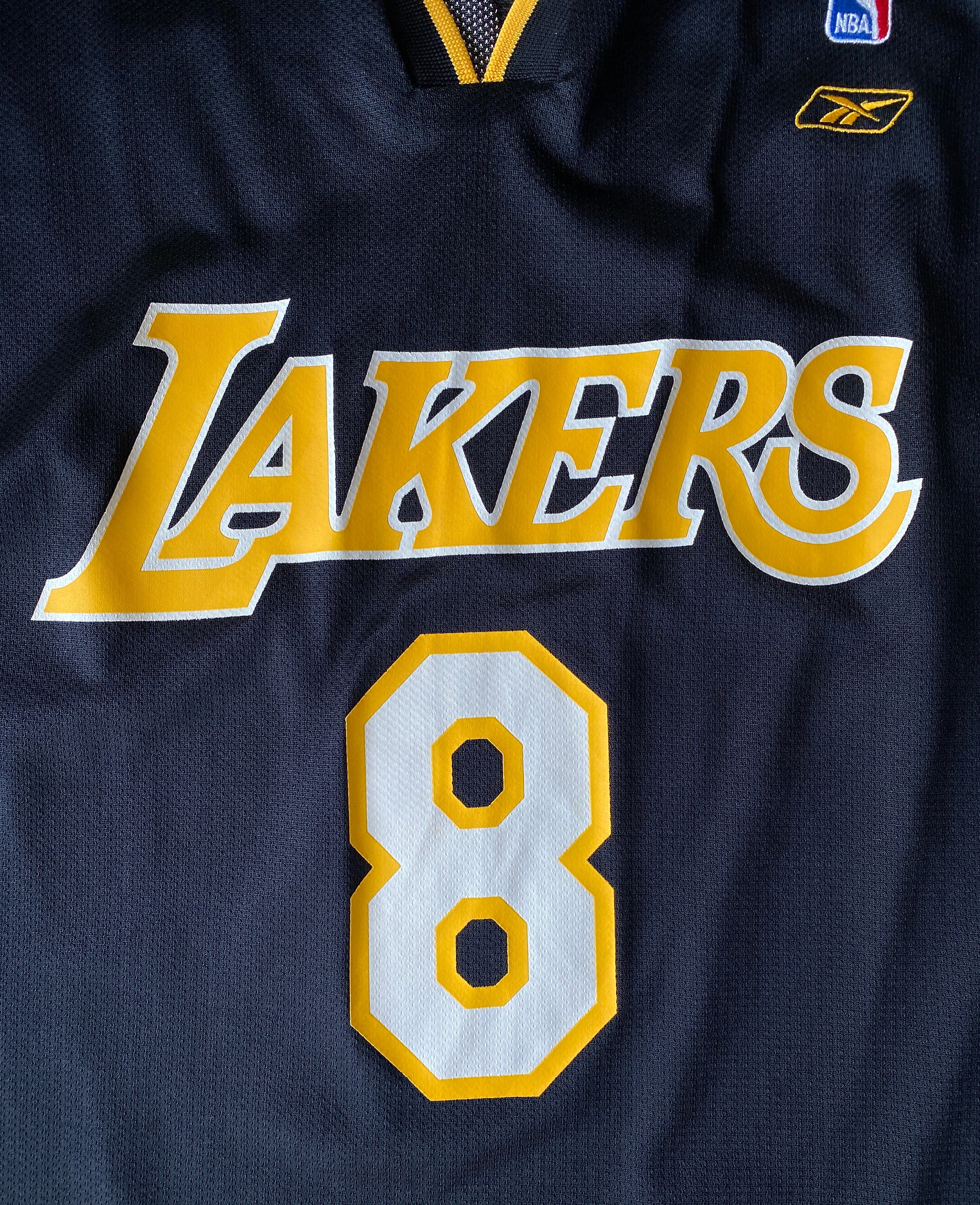 Lakers ユニフォーム シルバー 8 Reebok Lコービー　nba Lakers ユニフォーム シルバー 8 Reebok Lコービー nba - メルカリ