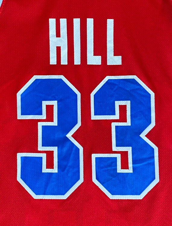 Size 36. #33 Hill Piston 90s Vintage NBA jersey M… - image 7