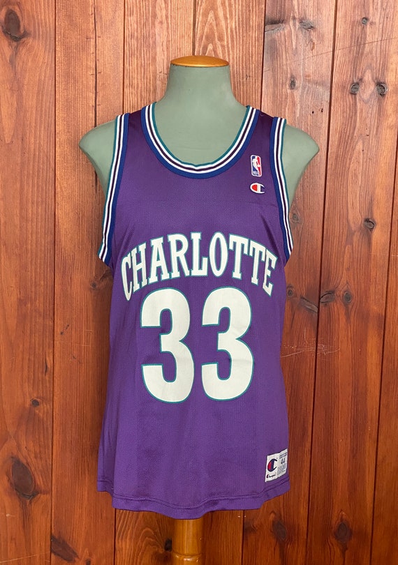 Size 44 Vintage 90s Champion A. Mourning #33 Char… - image 6