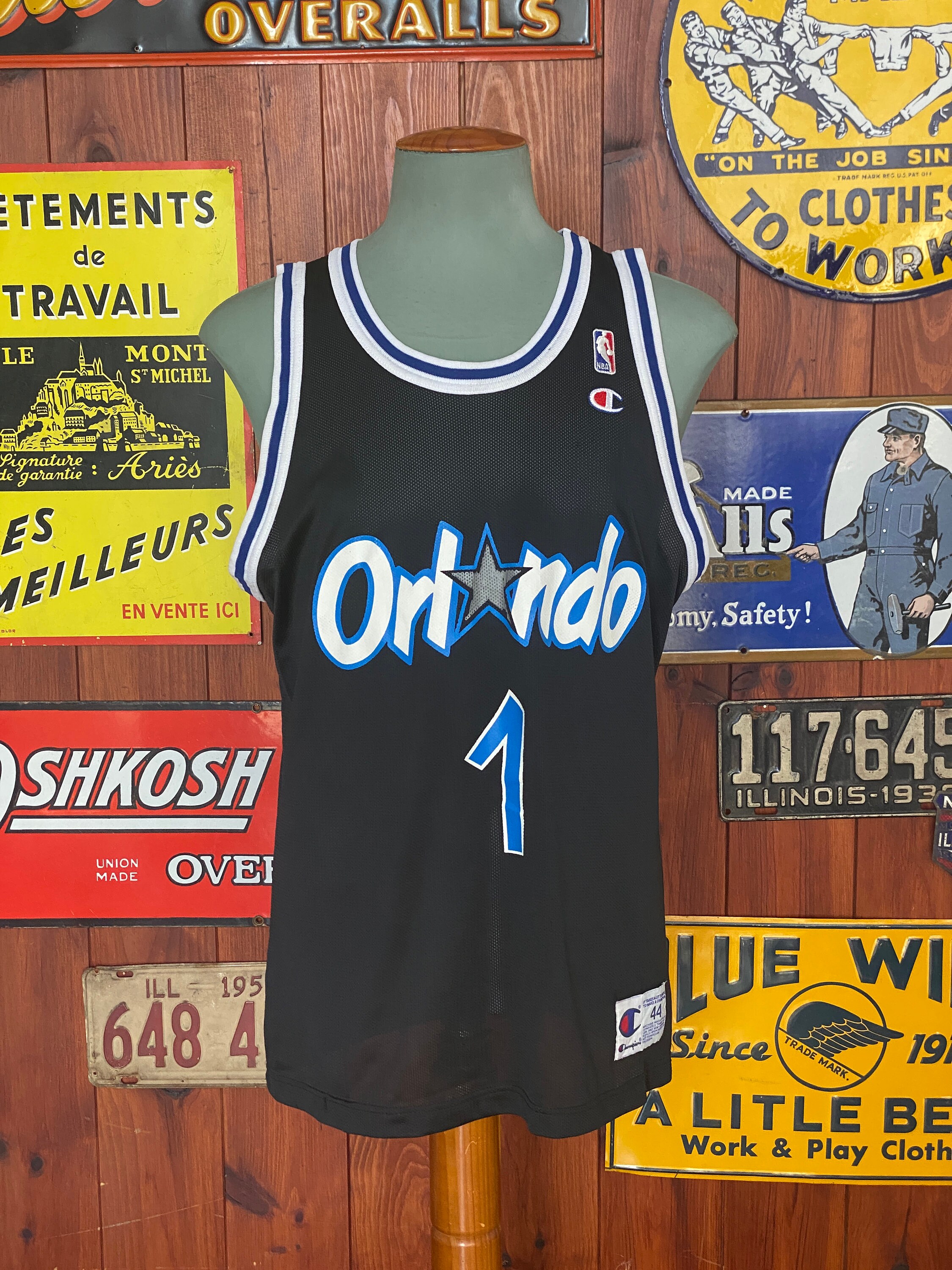 Vintage 90s Orlando Magic NBA Jersey – Hardaway #01 by Champion