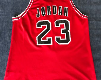 Vintage Champion Chicago Bulls Pinstripe Jordan Authentic Anniversary  Jersey (Size 48) — Roots