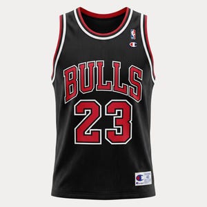 Vintage 90s Champion Chicago Bulls #23 Michael Jordan NBA Jersey
