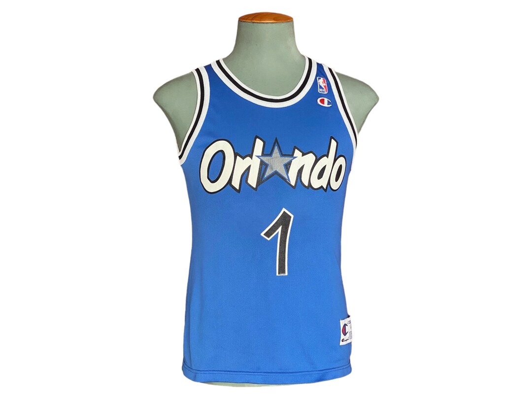 Vintage 90s Champion Orlando Magic #1 Penny Hardaway Jersey | NBA