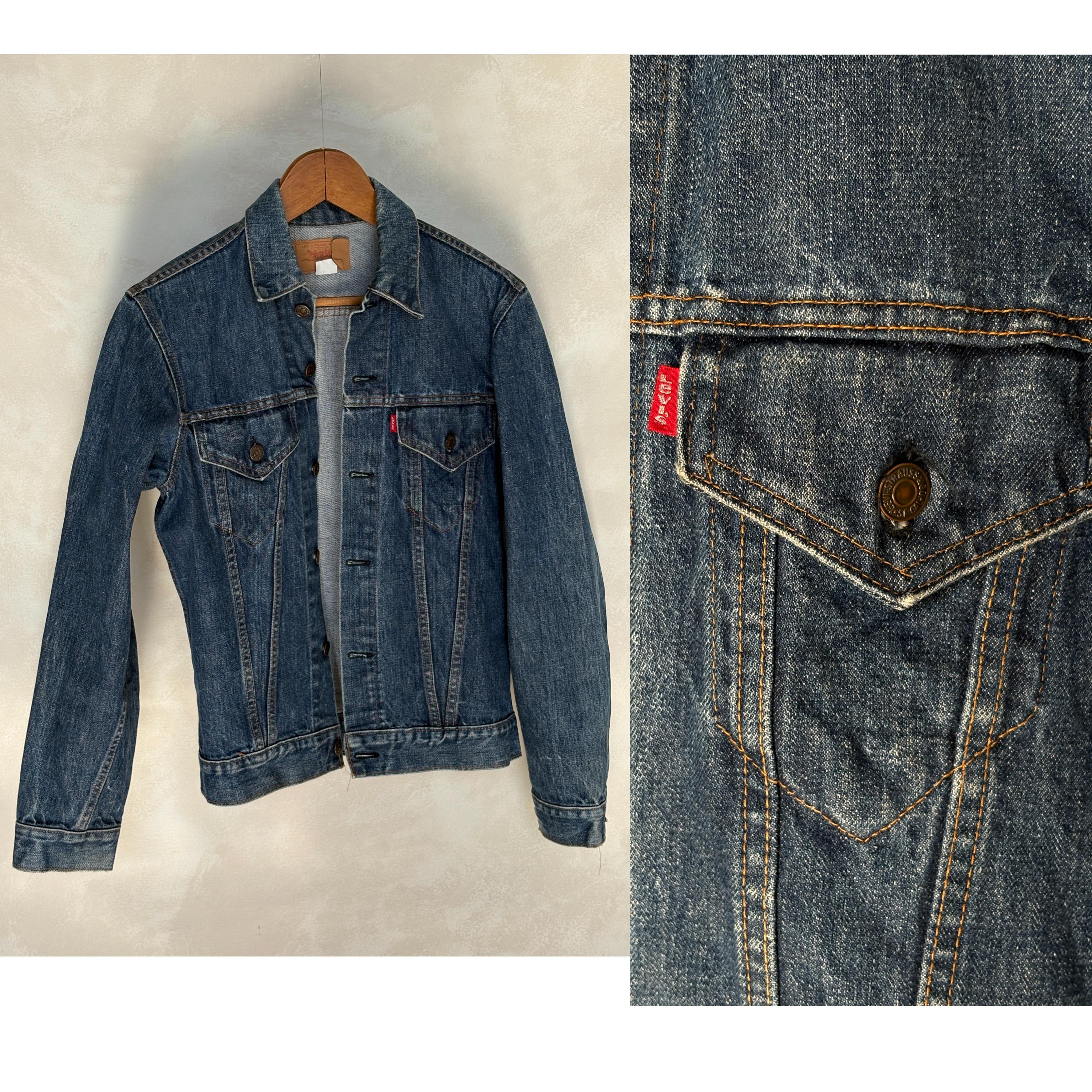 Vintage 70s Levi's Denim Trucker Jacket 70505 - Single Stitch Made