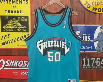 Size 44. Vintage 90s NBA Grizzlies #50 Reeves Champion