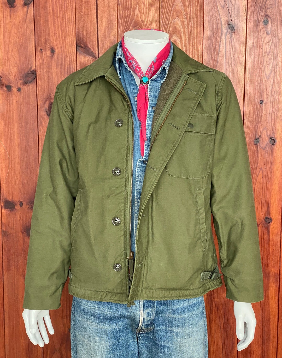 80s A2 JACKET COLD WEATHER PERMEABLE