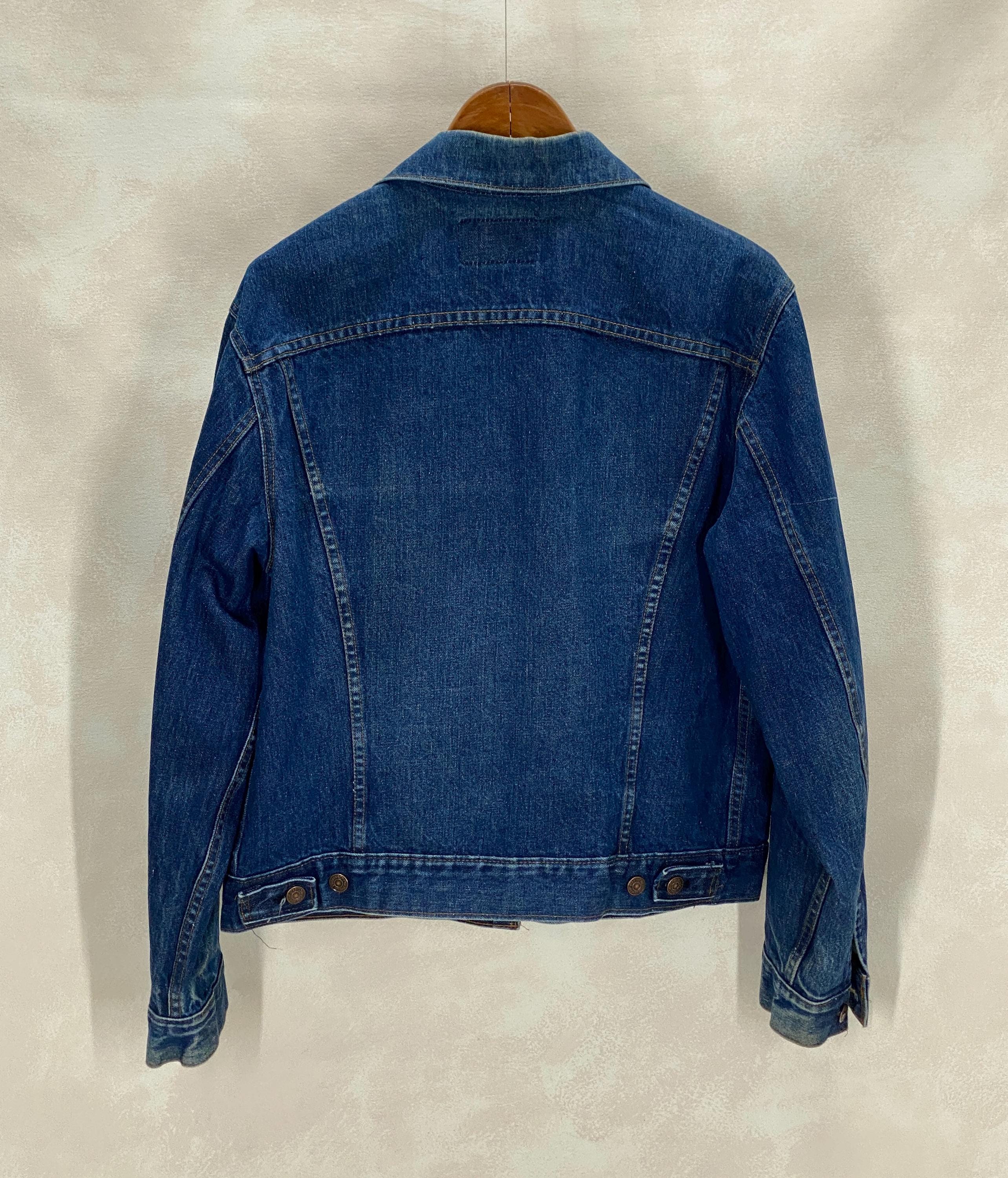 Vintage 70s Levi's 70505 Denim Trucker Jacket - Size 42US, Made in