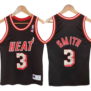 Size 36 usa. Miami Heat Vintage 90s #3 Smith NBA Jersey Made in USA