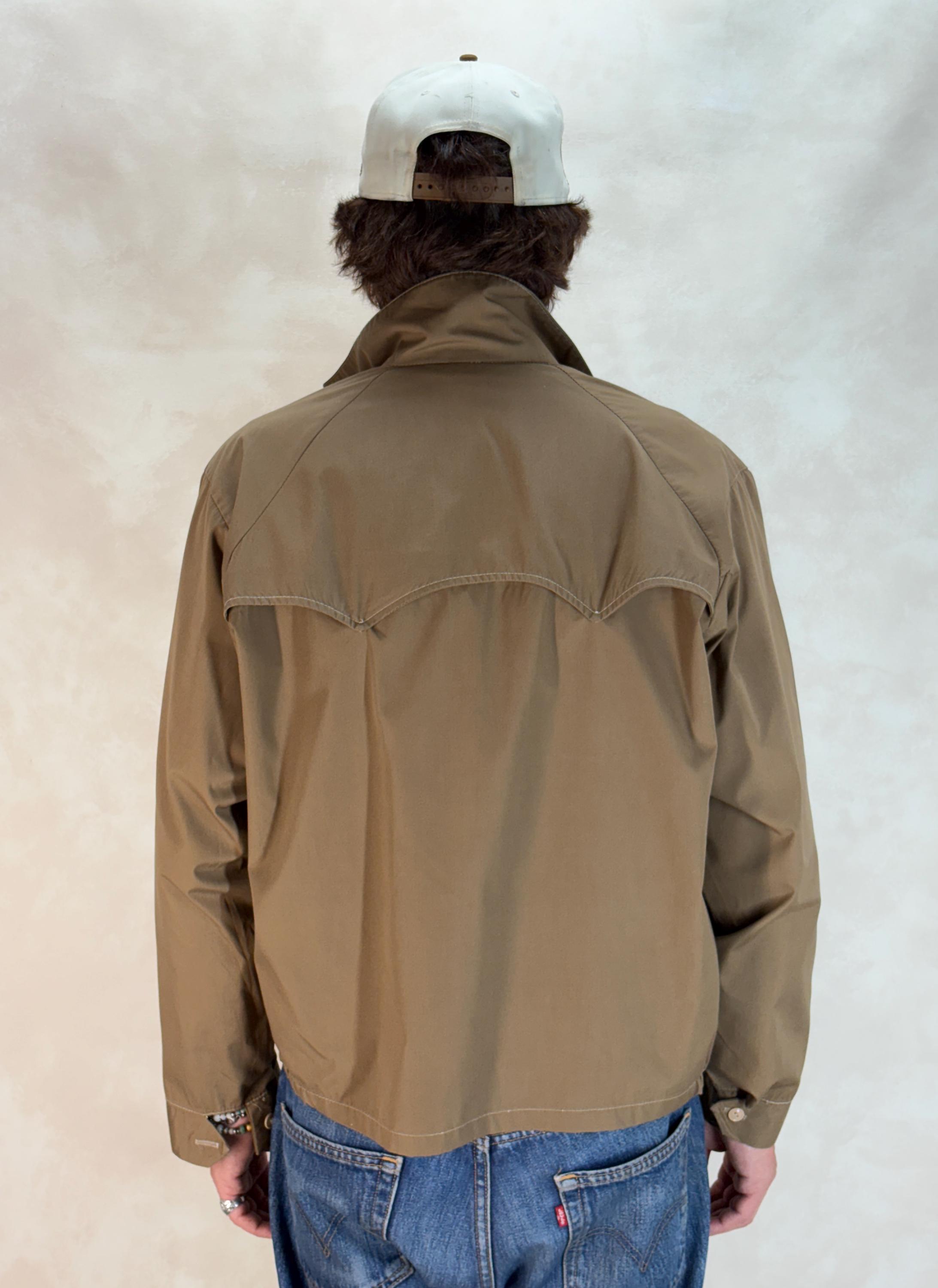 Vintage 70s Lightweight Zip Jacket – Cotton Blend Workwear