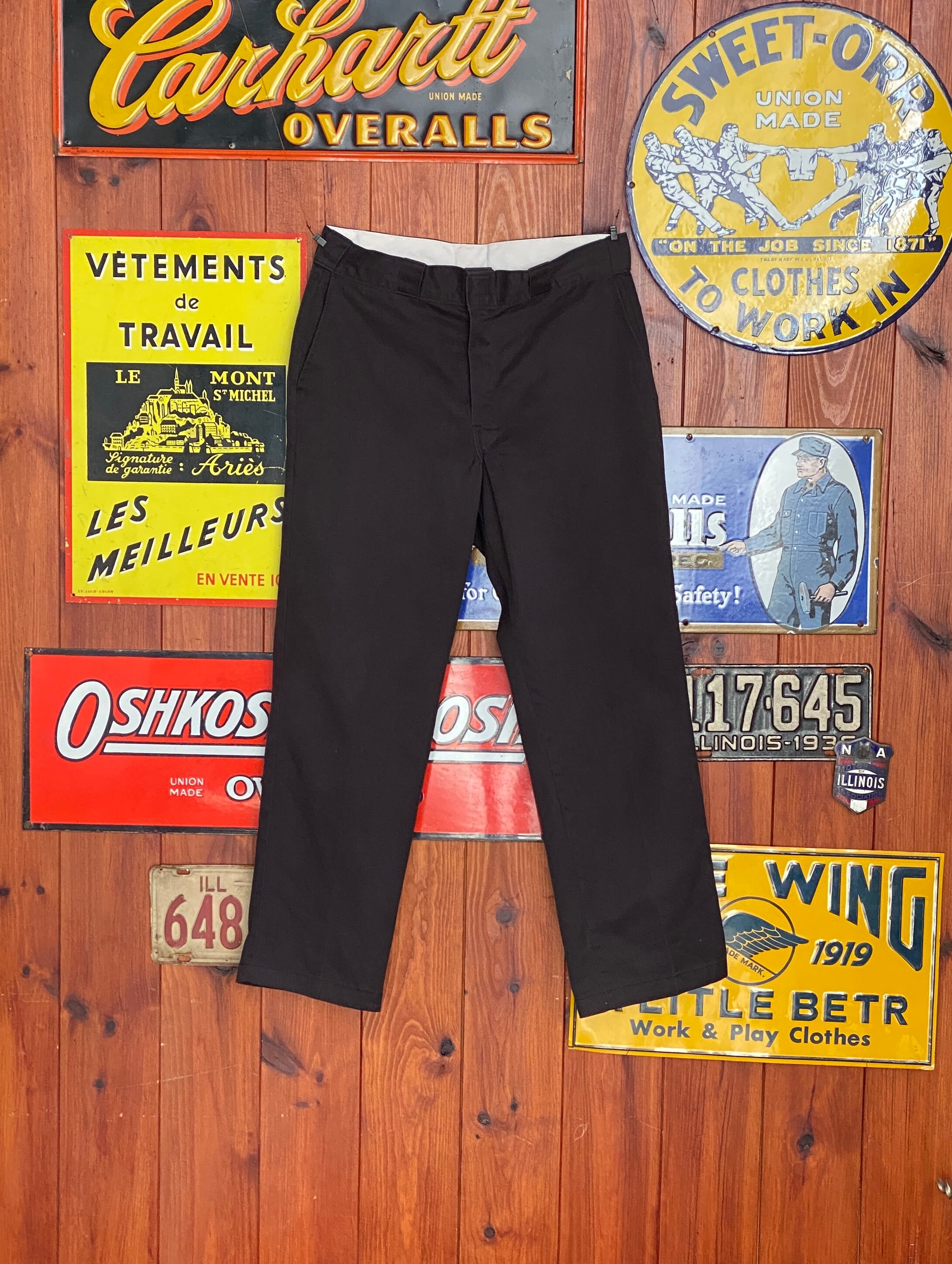 80’s usa製 Dickies 874 Black 30/30 DICKIES 874 WORK PANT REC BLACK | Black Men's Casual Pants