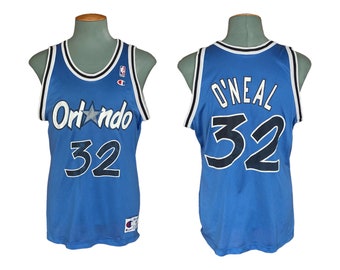 ウェア NBA ORLANDO O'NEAL uniform dq Size 44 VTG 90's Orlando NBA Jersey, Player O'neal #32 Made