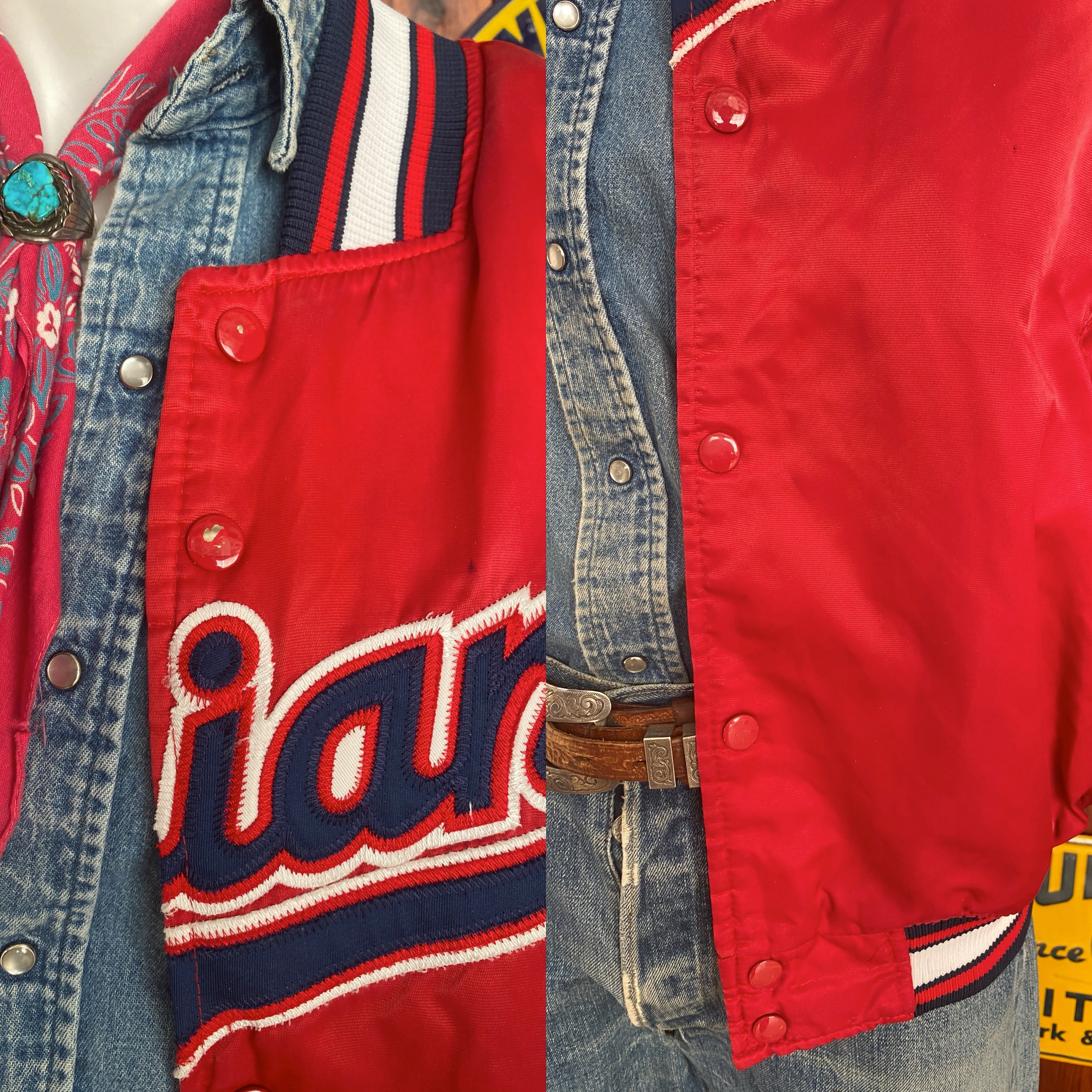 XL. Vintage 90S Indians Starter Jacket - Etsy XL. Vintage 90S Indians Starter Jacket - Etsy