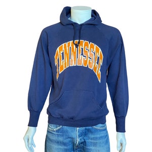 Size L. 50/50 vintage 80s hooded sweatshirt made In USA by America s Finest