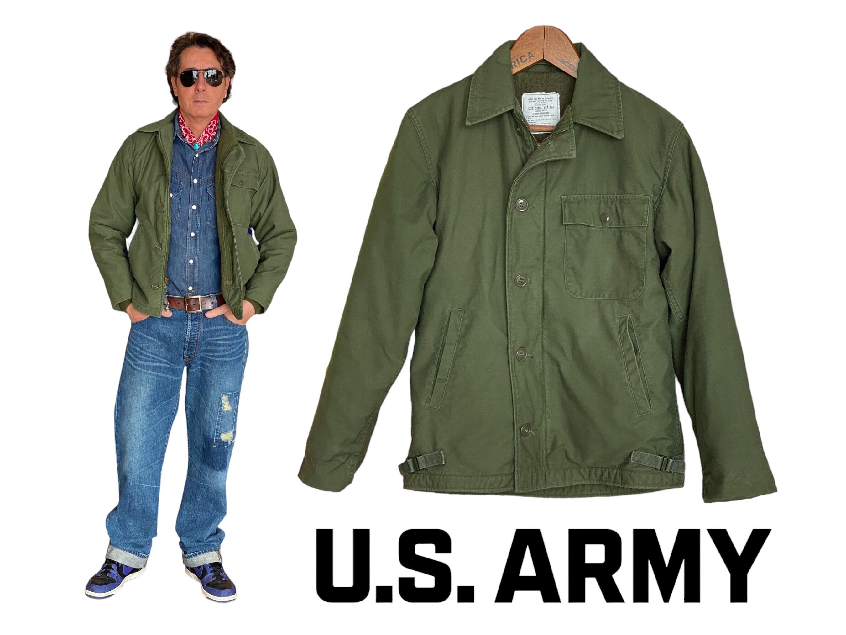 Authentic 1981 US Navy A-2 Deck Jacket – Vintage Military USN