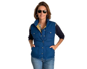 Chaleco de plumas vintage The North Face para mujer, talla mediana, fabricado en EE. UU.