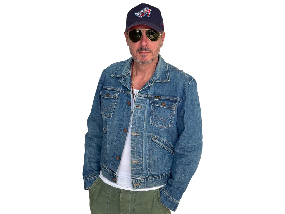 BIGSIZE SIZE44 70s〜 USA製 denim jacket Size 44US / 54 EU Authentic 70s Wrangler Denim Jacket -4 Pockets