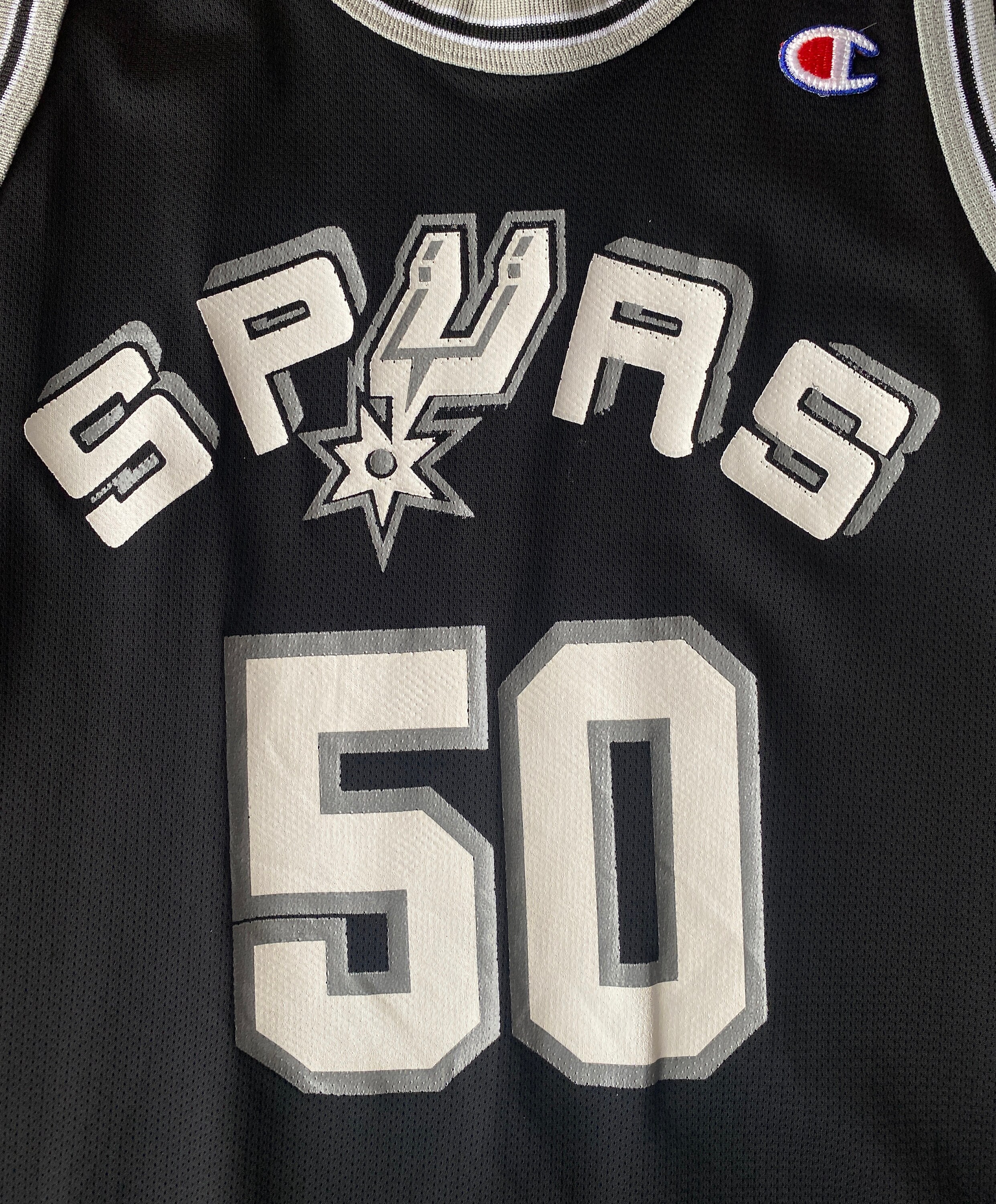 DAVID ROBINSONレプリカジャージ Authentic Vintage Gold Logo Champion San Antonio Spurs David