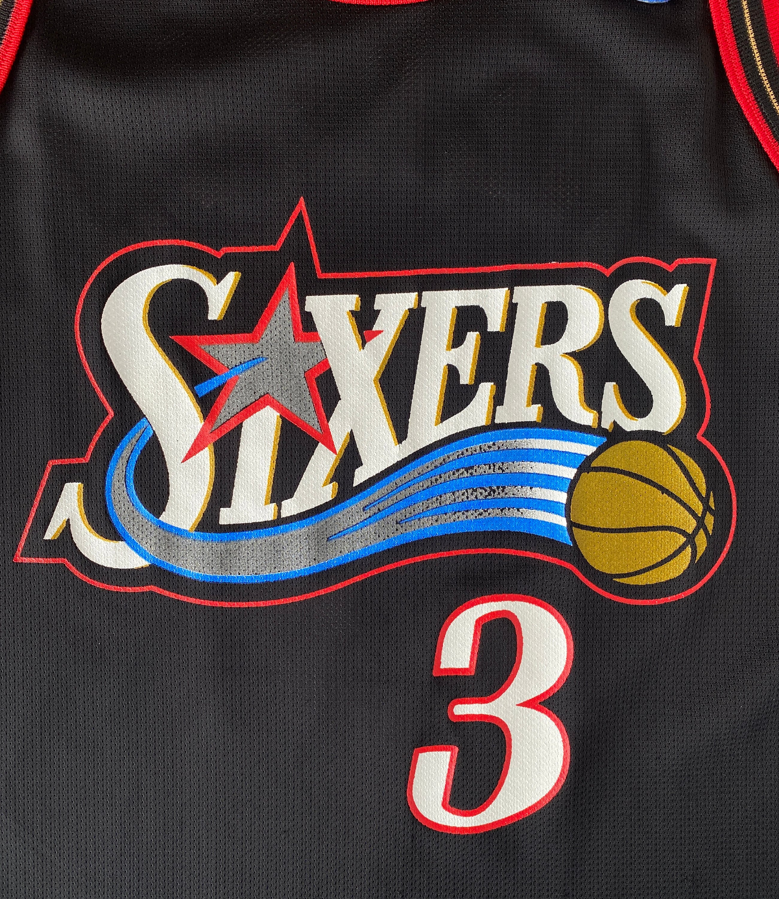 90s dead stock sixers 3番　iverson nba VINTAGE CHAMPION PHILADELPHIA 76XERS SIXERS Allen IVERSON 3