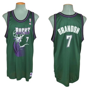 Size 52. Vintage Bucks NBA #7 Brandon Champion jersey