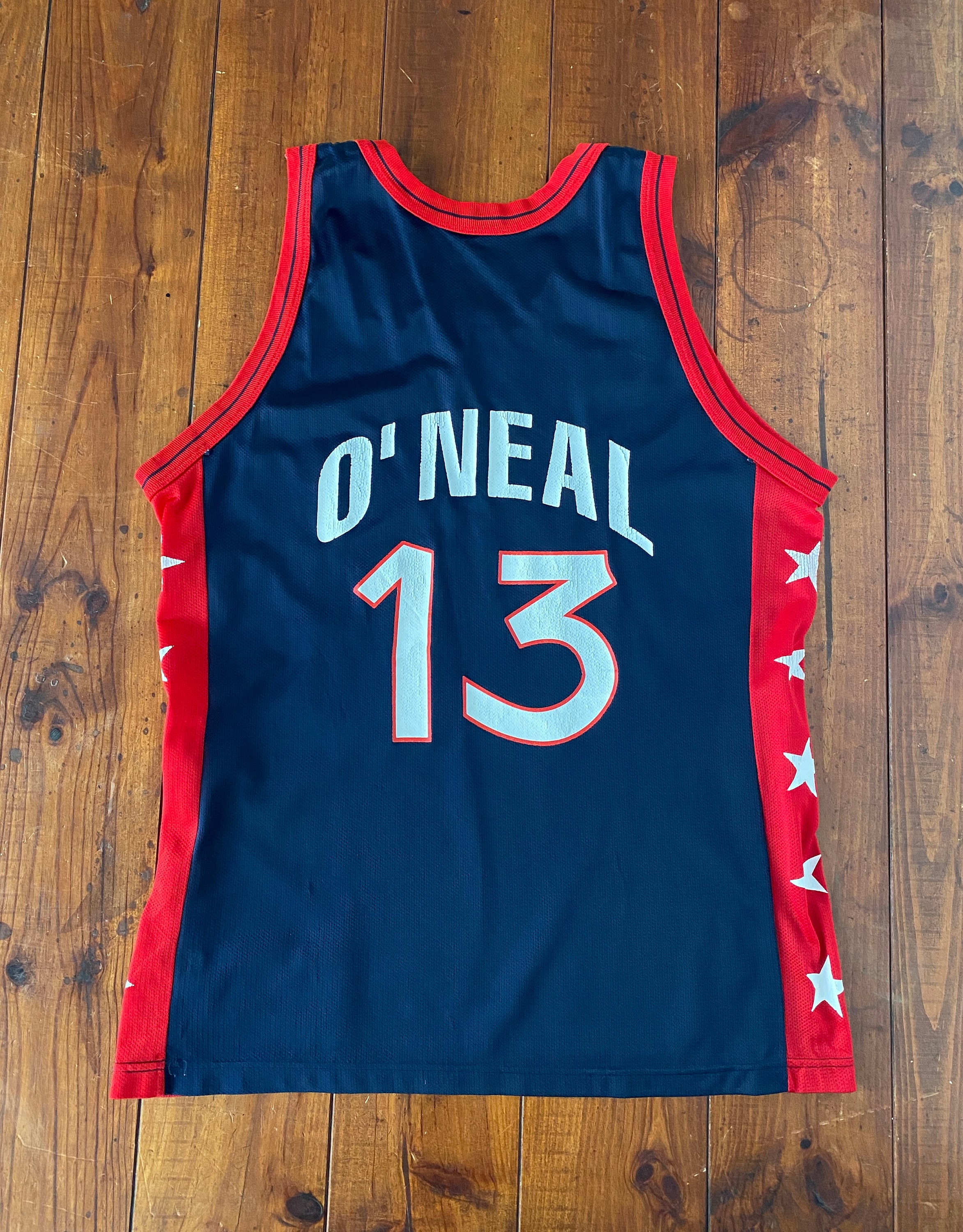 【オリジナルUSA製】O’NEAL #13 ユニフォーム 90s S89b. Size 44. Shaq O'neal # 13 Vtg 90s Nba Champion Usa Olympics