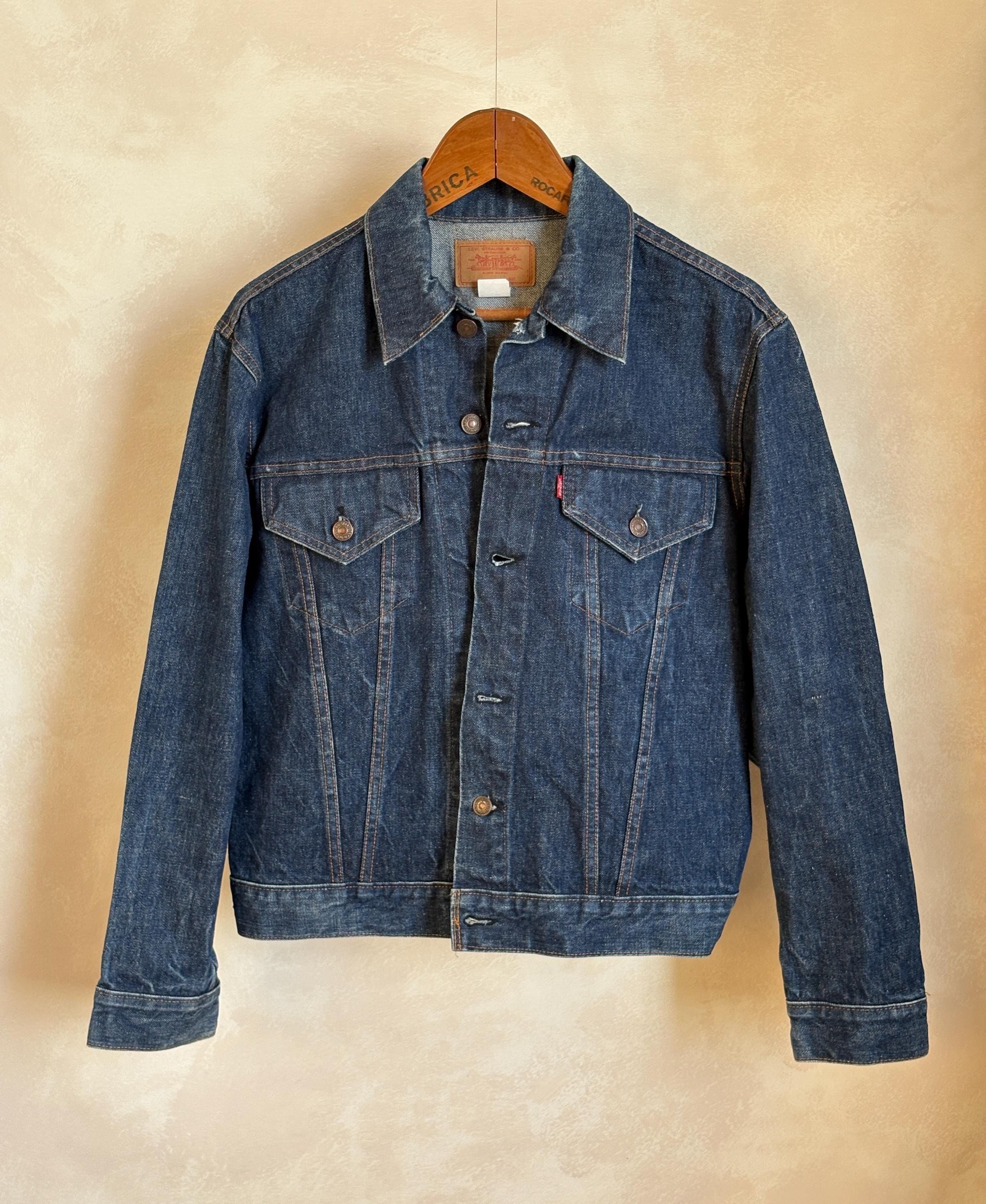 Vintage 70s Levi's Denim Jacket Made USA Type III Trucker 70505