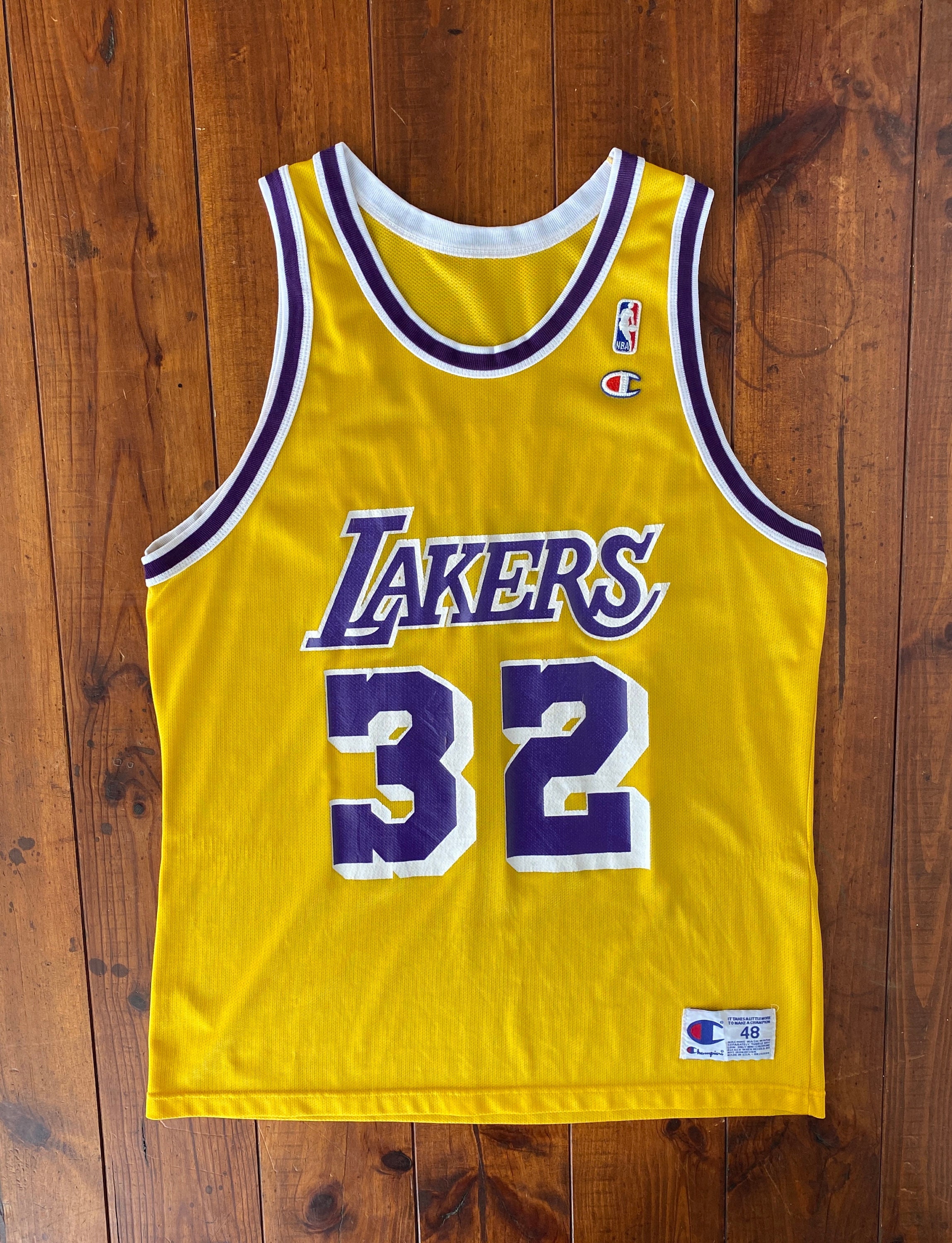 Size 48 VTG 90's Lakers Champion NBA Jersey, Player Johnson Size 48 VTG 90's Lakers Champion NBA Jersey, Player Johnson