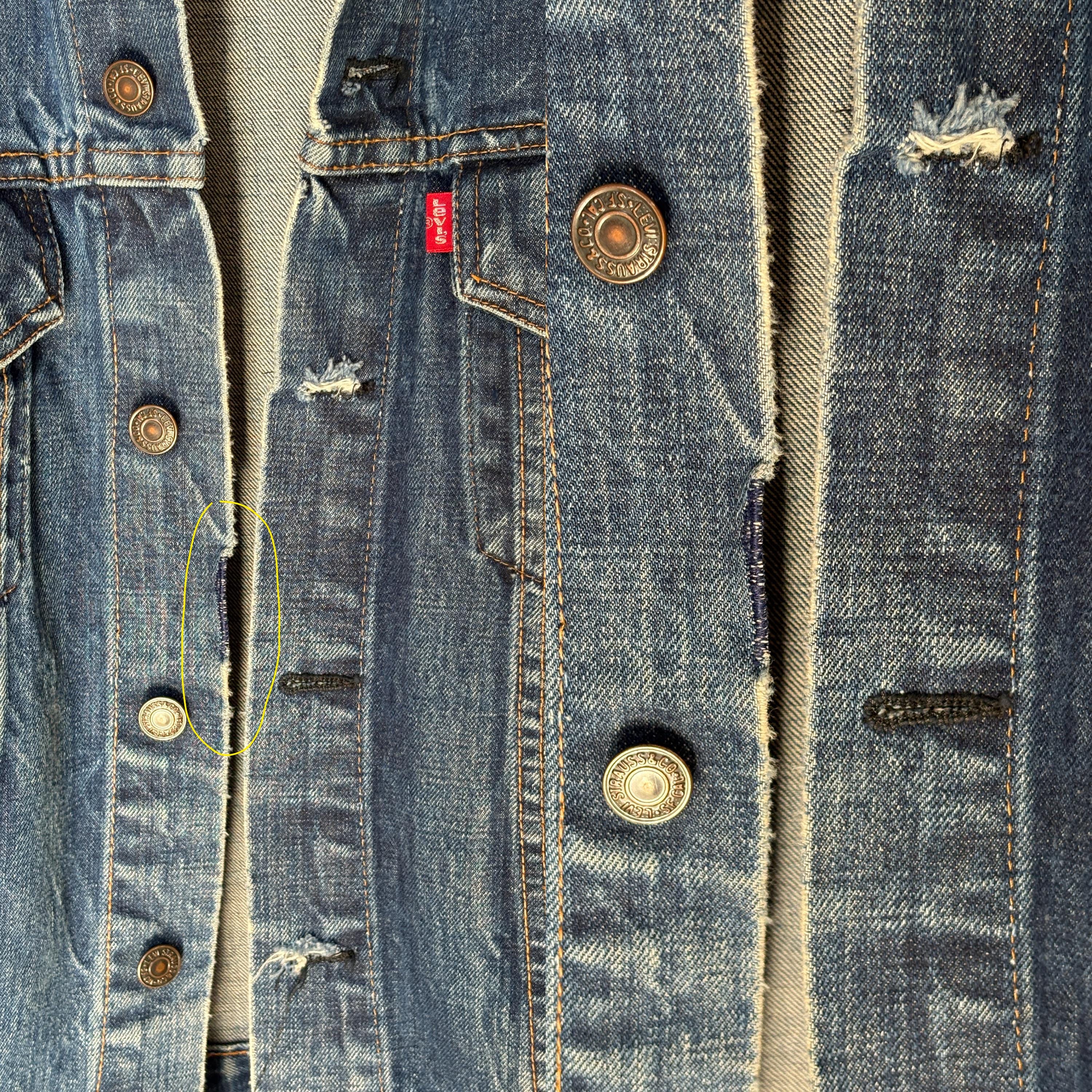 Vintage 70s Levi's Denim Trucker Jacket - Type III - Made in USA