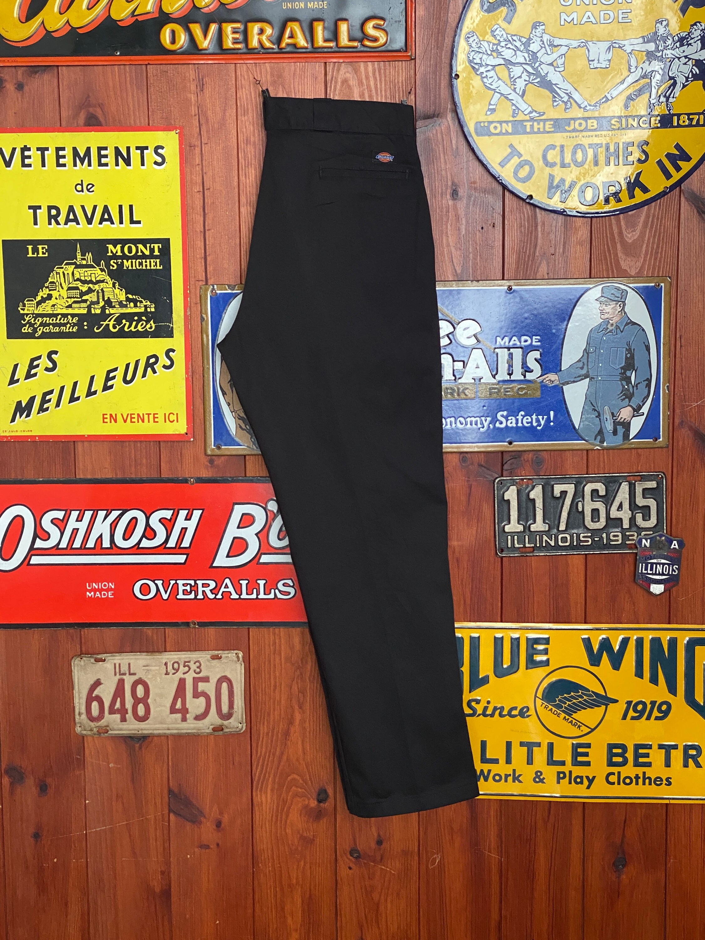 Vintage Dickies 874 Work Pants – Black – Made in USA | Classic 874