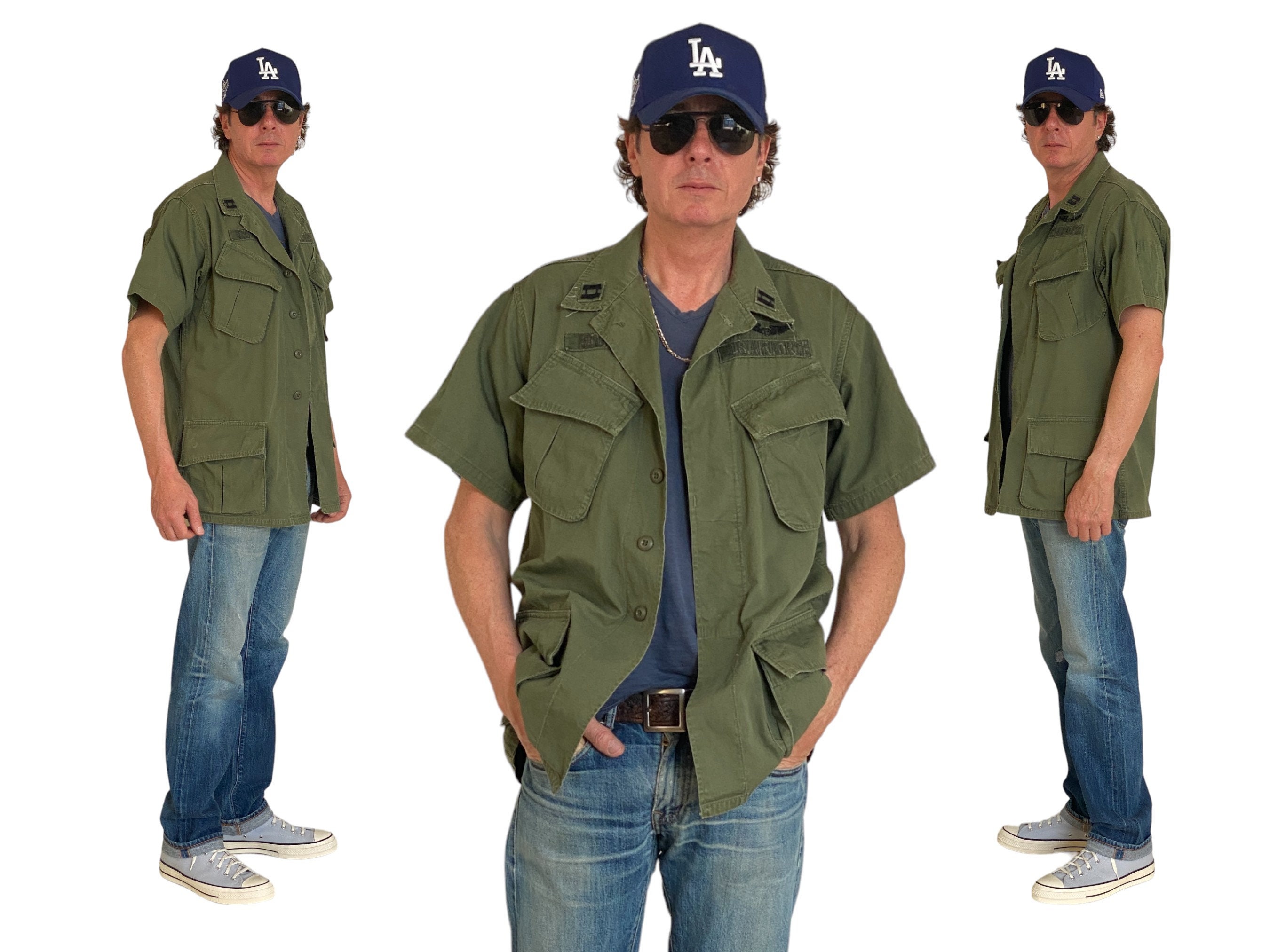 Medium. Authentic 1967 US Air Force Vintage Vietnam Jungle Jacket