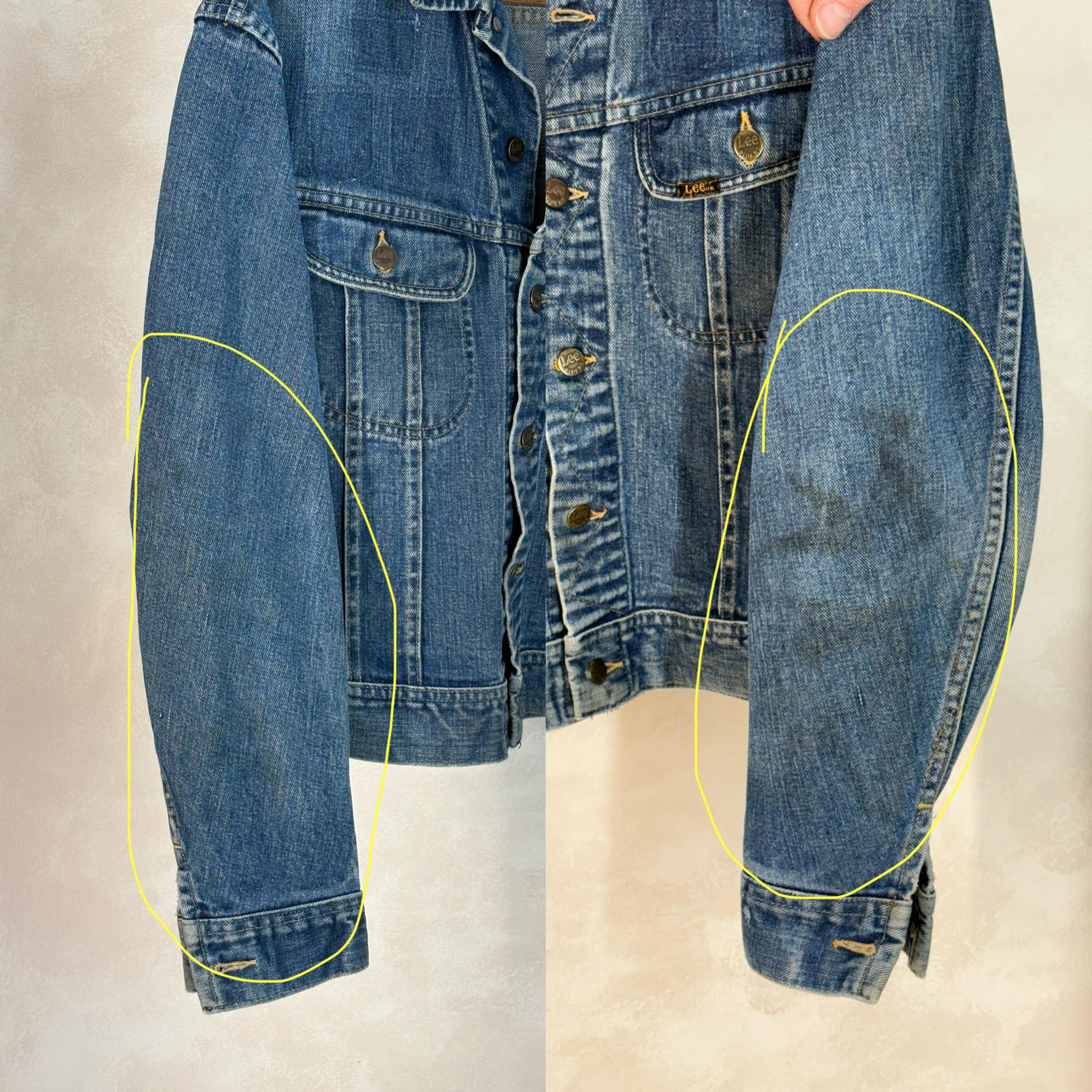 Vintage 1970s Lee Denim Jacket Made in USA – 2 Chest Pocket Type