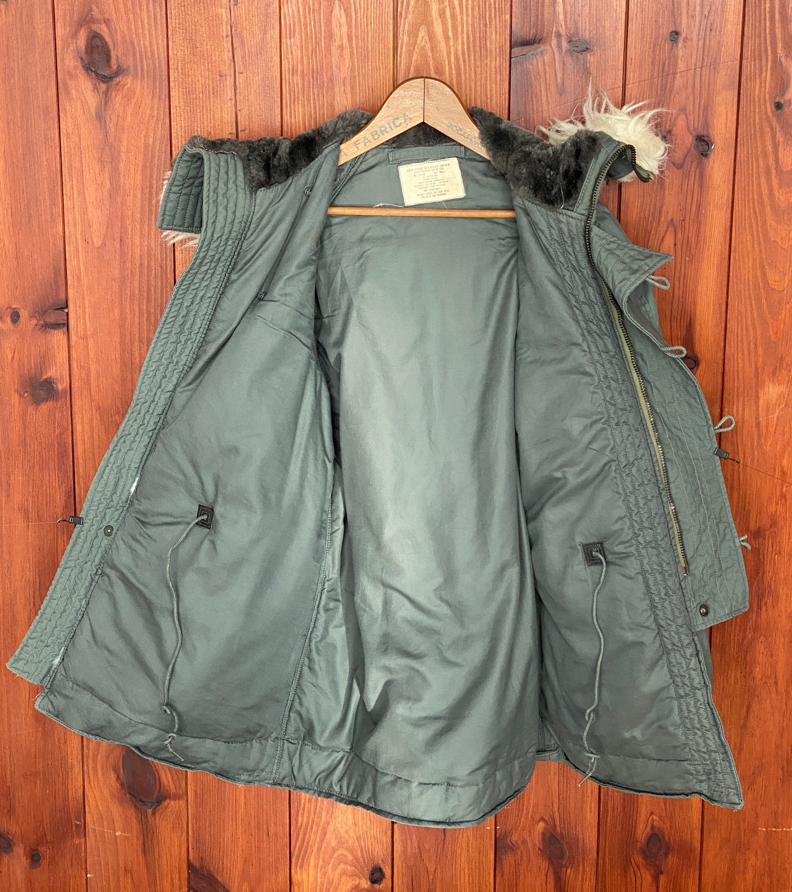 rrLi 50年代 US AIR FORCE N-3A Small. Authentic 1974 US Air Force Vintage N-3B Extreme Cold