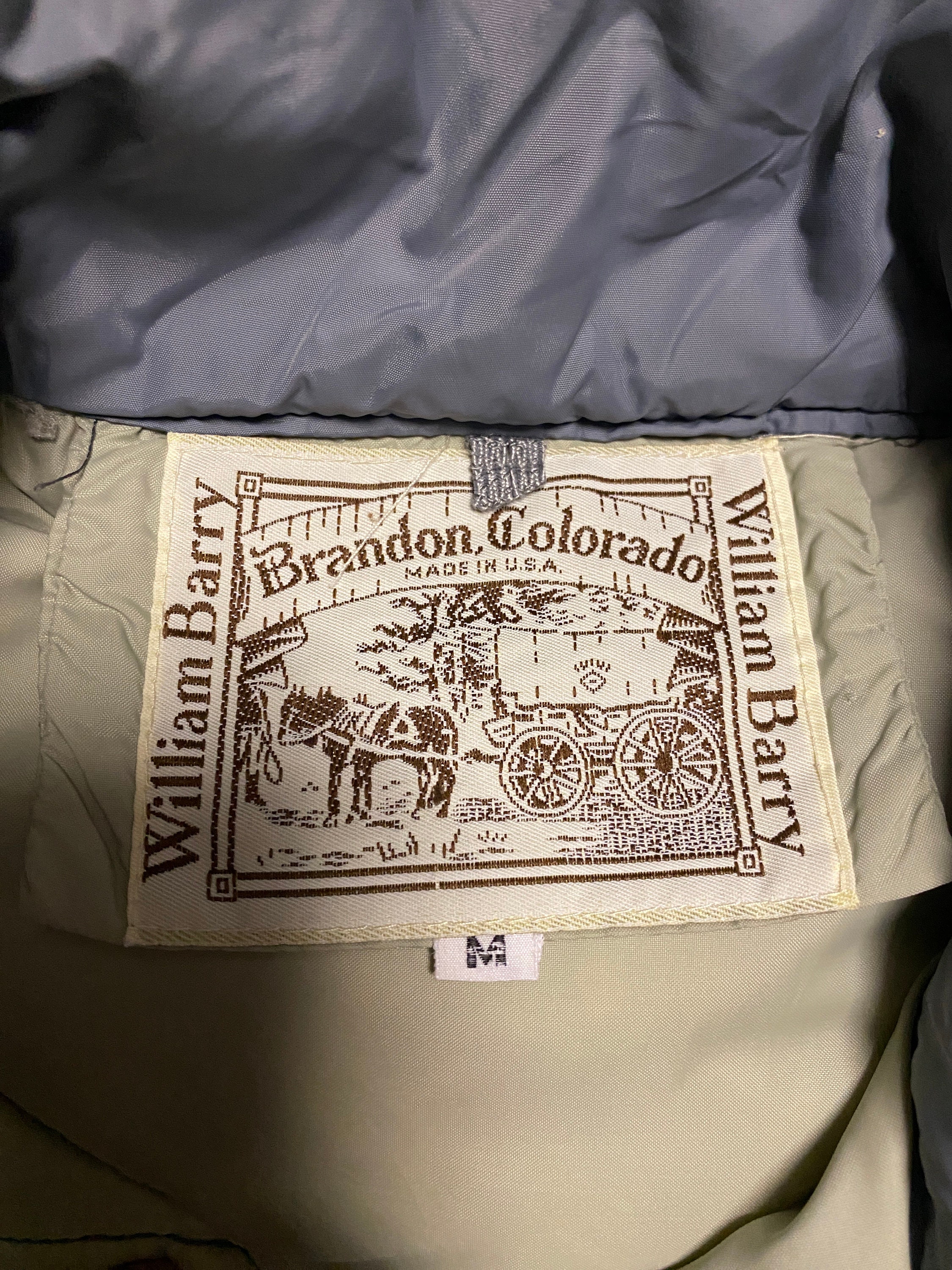 Vintage Brandon Colorado Down Vest – Made in USA – Size Medium