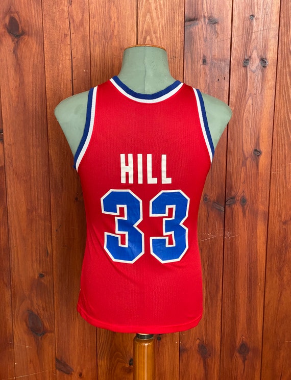Size 36. #33 Hill Piston 90s Vintage NBA jersey M… - image 3