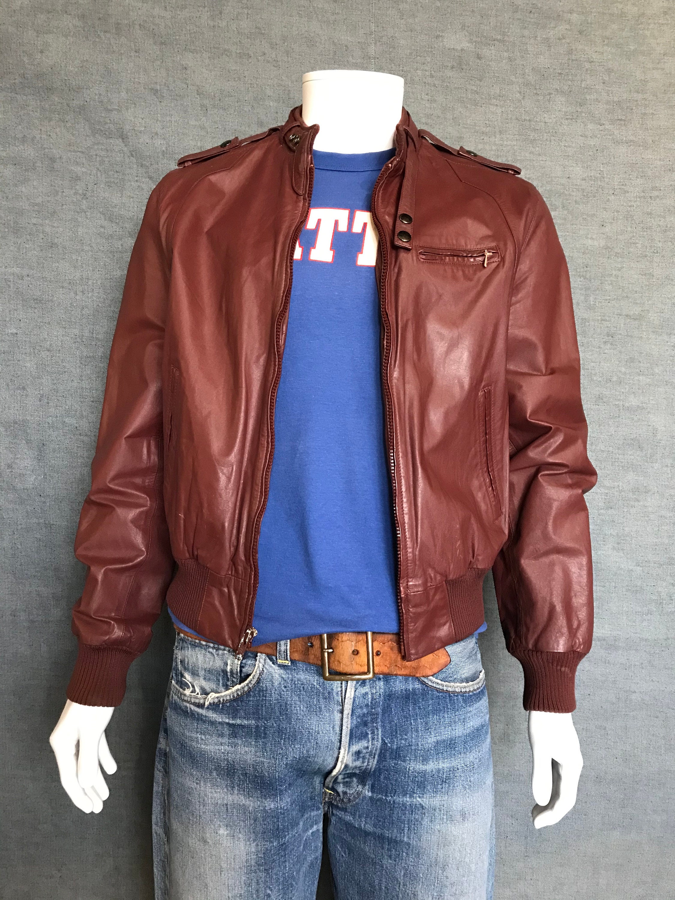 leather members only jacket