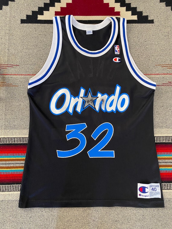 Vintage 90s Champion Orlando Magic #32 Shaquille O'neal Jersey