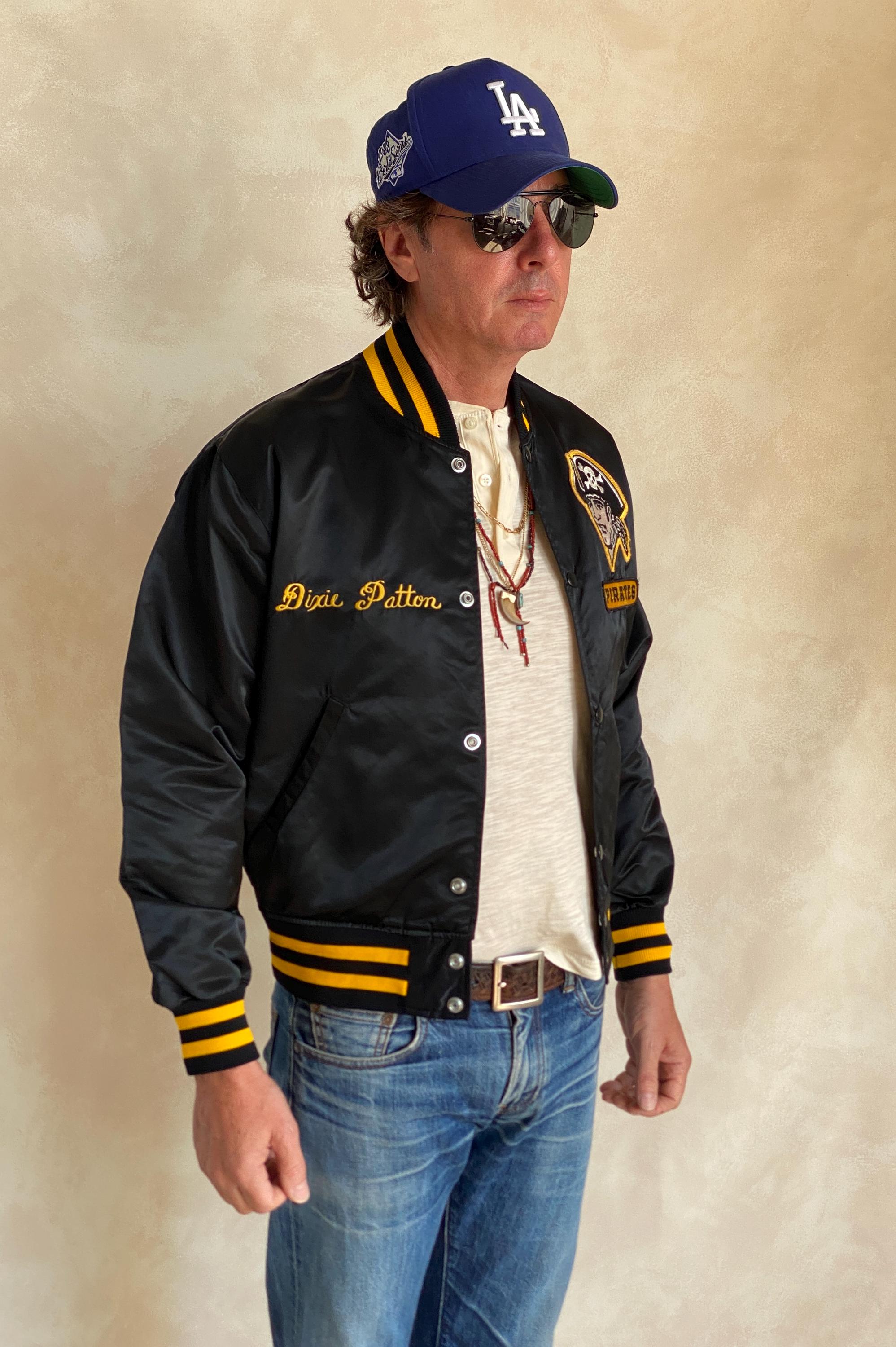 Veste Satinée Vintage Pittsburgh Pirates Années 80 - Taille L, Marque Starter, Occasion Rare