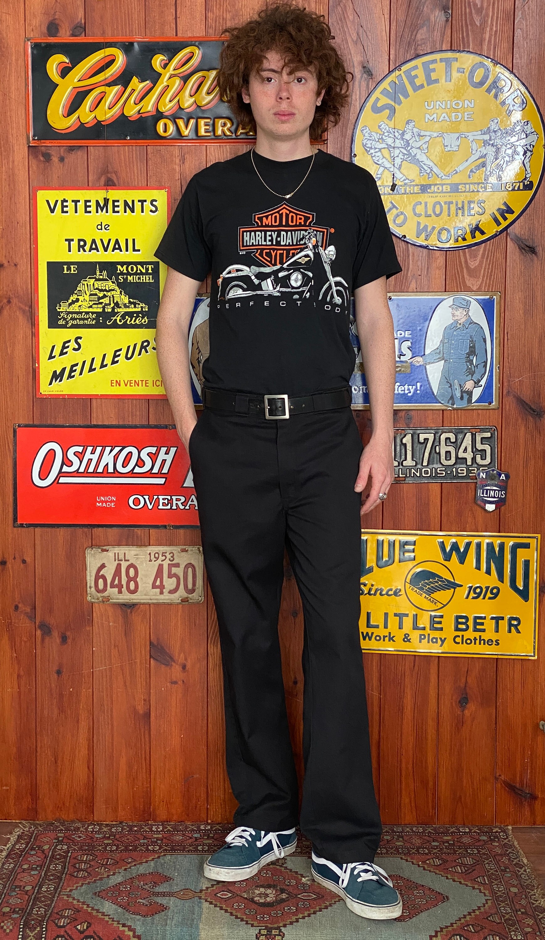Vintage Dickies 874 Work Pants – Black – Made in USA | Classic